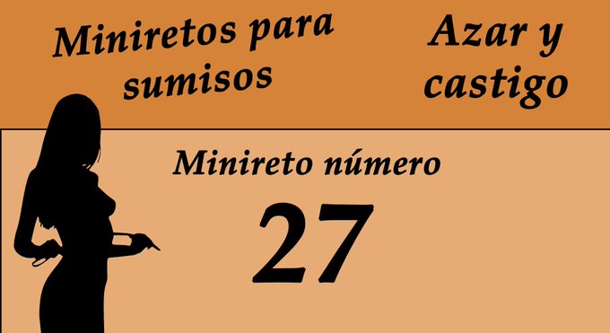 Nuevo minireto para masturbarse en mi Patreon.

Voy a ponerlo GRATIS solo 24 horas pero os lo voy a poner