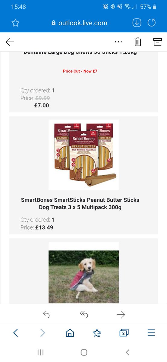 MichelleRundell's tweet photo. @PetsatHome should have got 3 packets of chews but originally recieved one. Got another one sent today so when will I recieve the 3rd packet to complete the order?? Sent a DM already https://t.co/MF8i6C1kdd