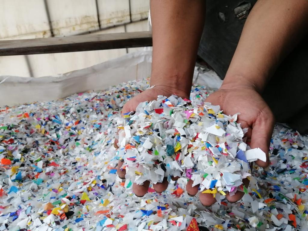 Los microplasticos debemos trabajar en forma industrial de poder procesar...