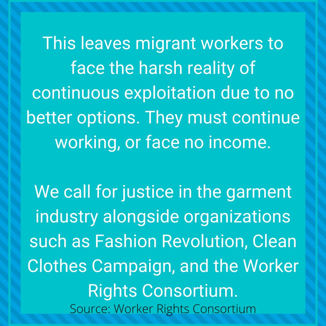sba_asu's tweet photo. We believe everyone deserves the right to work without being exploited. This includes migrant refugee garment workers in Thailand. https://t.co/OpQ7EJP3rf