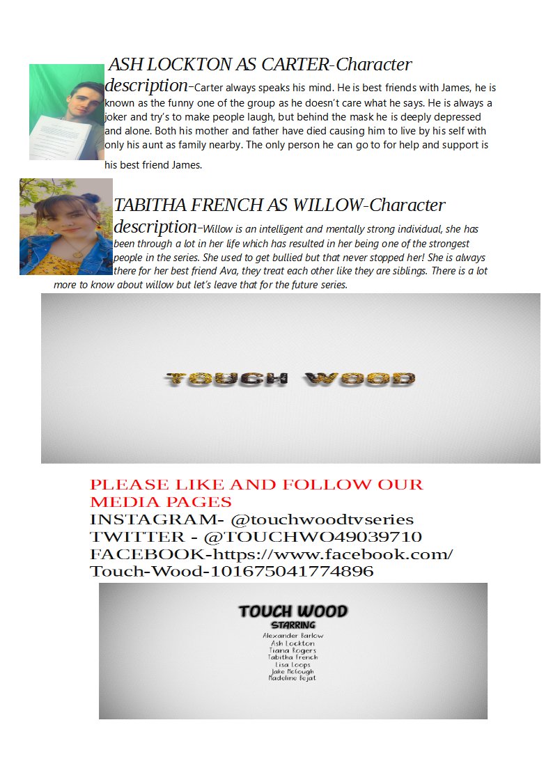 MEET THE CAST @TOUCHWO49039710  #TVSERIES #CAST #TEENSERIES #TVDRAMA #COMEDY #ADULTCOMEDY