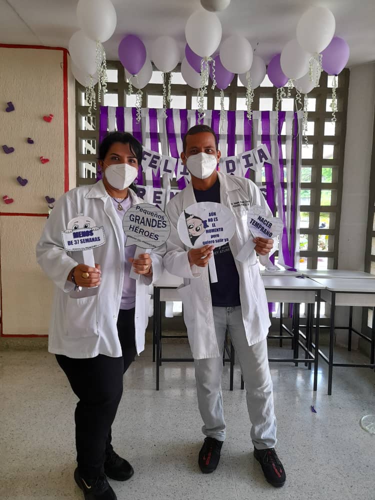 Y así celebramos en el HPFNJ la semana del Prematuro, Pequeños Grandes Héroes Luchadores. Bendiciones, charlas, vivencias de madres, entregas de obsequios y reconocimientos