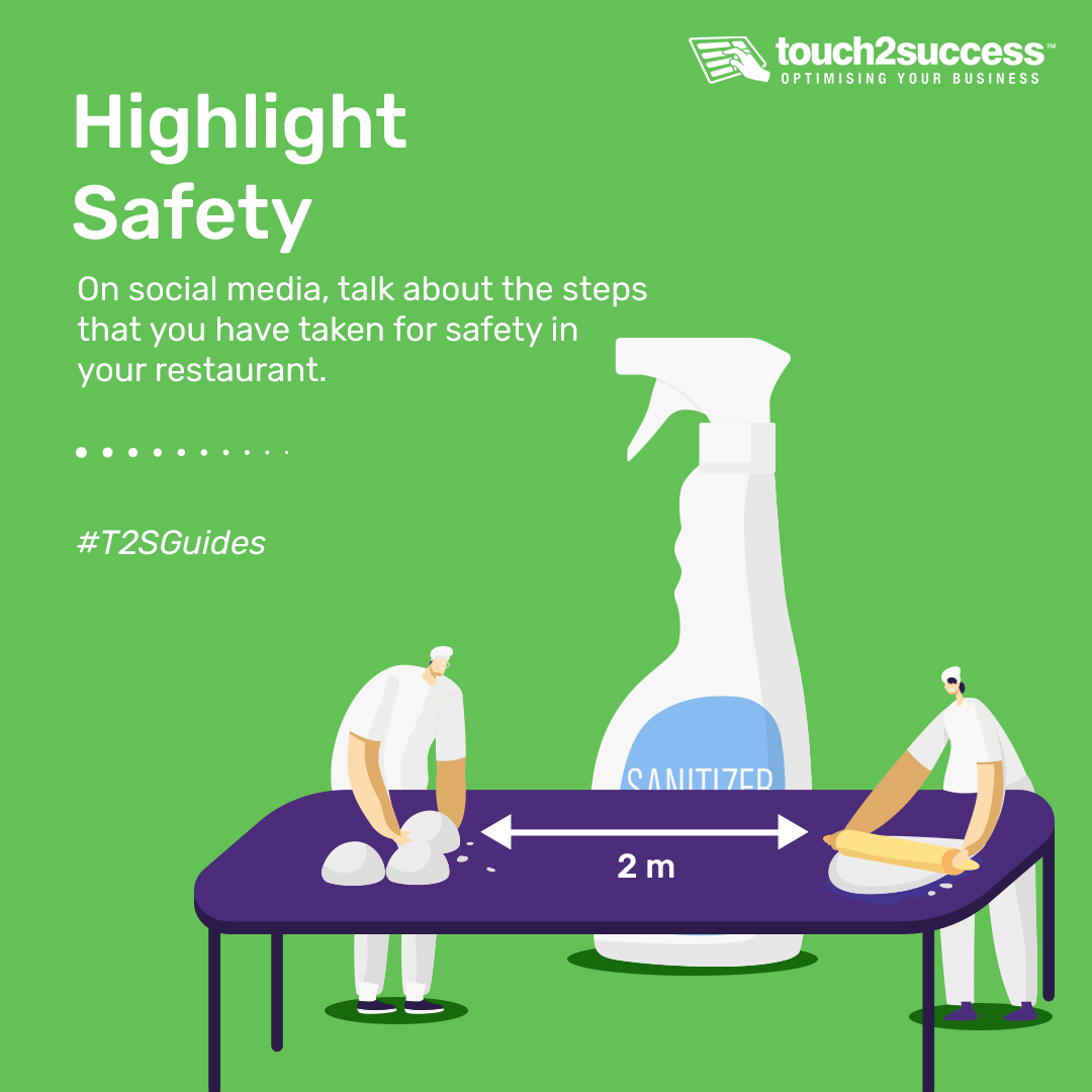 Foodhubbusiness's tweet photo. With the lockdown underway, reassure your customers on food safety.
#T2SGuides #BestAdvice #SocialMedia #FoodSafety #SafetyMeasures #FoodLove #Restaurants #Takeaways #PointOfSale #Touch2Success https://t.co/098H6kypQt