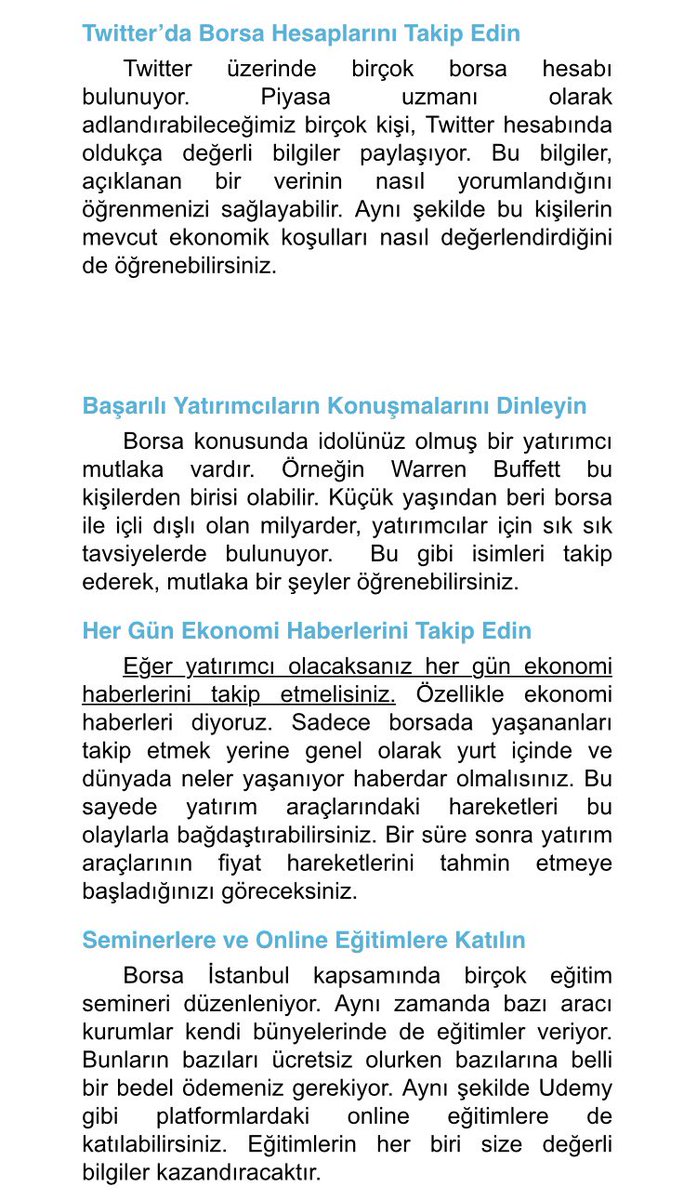 bor_sa1's tweet photo. Borsada öğrenmeyi kolaylaştıran 10 yol...#BİST #imkb #borsa #endeks #hisse #thyoa #pgsus #tavhl #oyayo https://t.co/5isaxioX6b