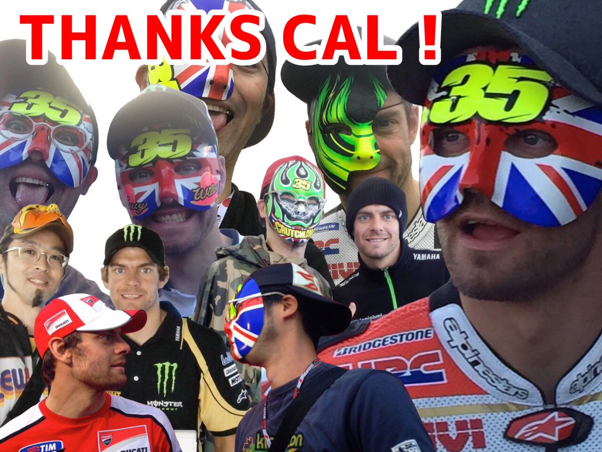 naoq7013's tweet photo. THANKS CAL ‼️
こんなマスクマンにお付き合いしてくれたカルありがとう😭
#thanksCal #CC35 #crutchlow #calcrutchlow #MotoGP_jp #MotoGP https://t.co/sr39WlaBC7