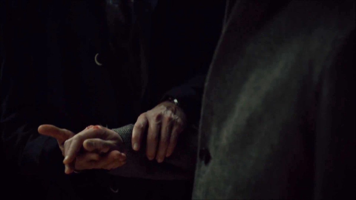 "Did you kill him with your hands?" "It was intimate.""It deserves intimacy. You were Randall Tier's final enemy." #SaveHannibal  #Hannigram @hulu  @netflix  @PrimeVideo
