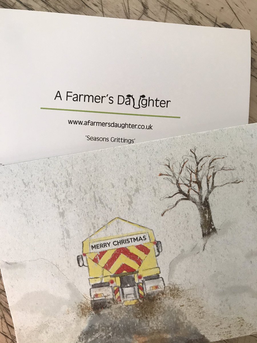 If anyone is feeling festive yet- I’ve got some new cards. ‘Seasons Grittings’ ❄️