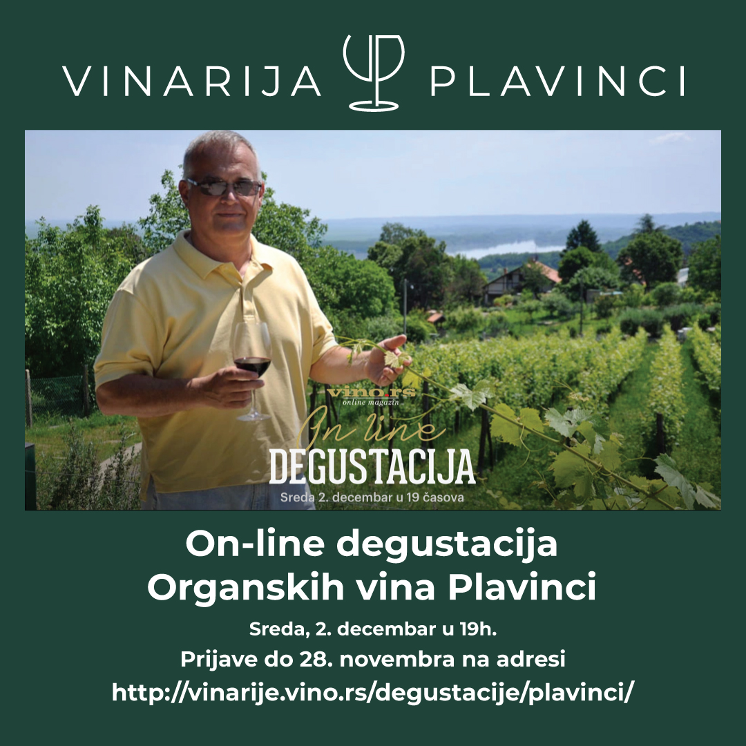 PlavinciWinery's tweet photo. https://t.co/4DRPfw4xfl je organizovalo degustaciju preko Zoom aplikacije organskih vina Plavinci 02. decembra u 19h. Prijave do 28. novembra na https://t.co/CIKLDTxCEq https://t.co/LYXqW87BkQ