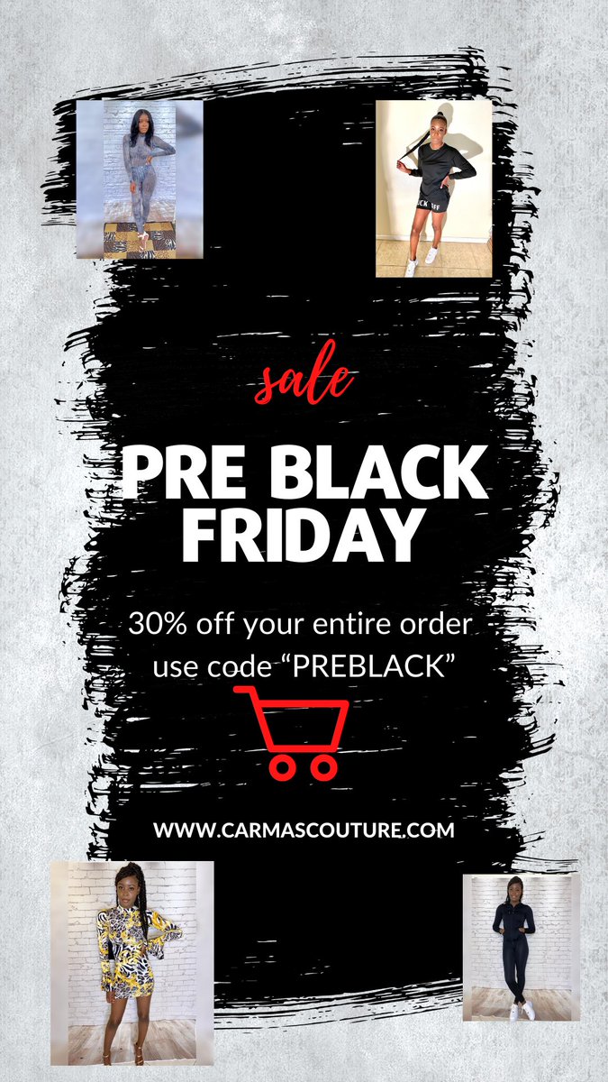 carmascouture's tweet photo. PRE BLACK FRIDAY SALE

Please support my small business 
30% off your entire order 

https://t.co/408Lj8pOEv

#BuyBlack 
#BlackFriday2020 
#BlackOwnedBusiness 
#SmallBusiness https://t.co/r7e1YQyicO