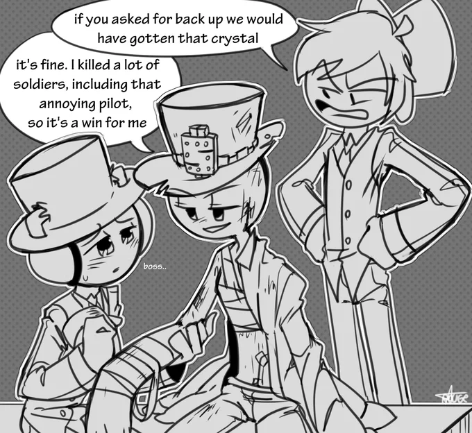 idea by @LooseStickmin 
basically they showed me this cool video:
https://t.co/bpLybBHH3p 
and the idea of what happens after that, if henry tells his adventure to Burt and sven 