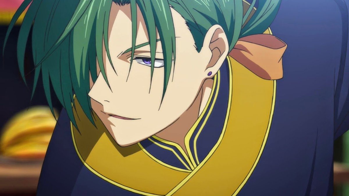 ▪︎Jae-Ha ou Ryokuryû :• L'actuel possesseur du Dragon Vert, c'est la 4ème personne à rejoindre le groupe.• Sa personnalité perverse et nonchalante fait de lui un personnage iconique.• Il refuse d'avoir une destinée tracée par le sang du Dragon Vert.