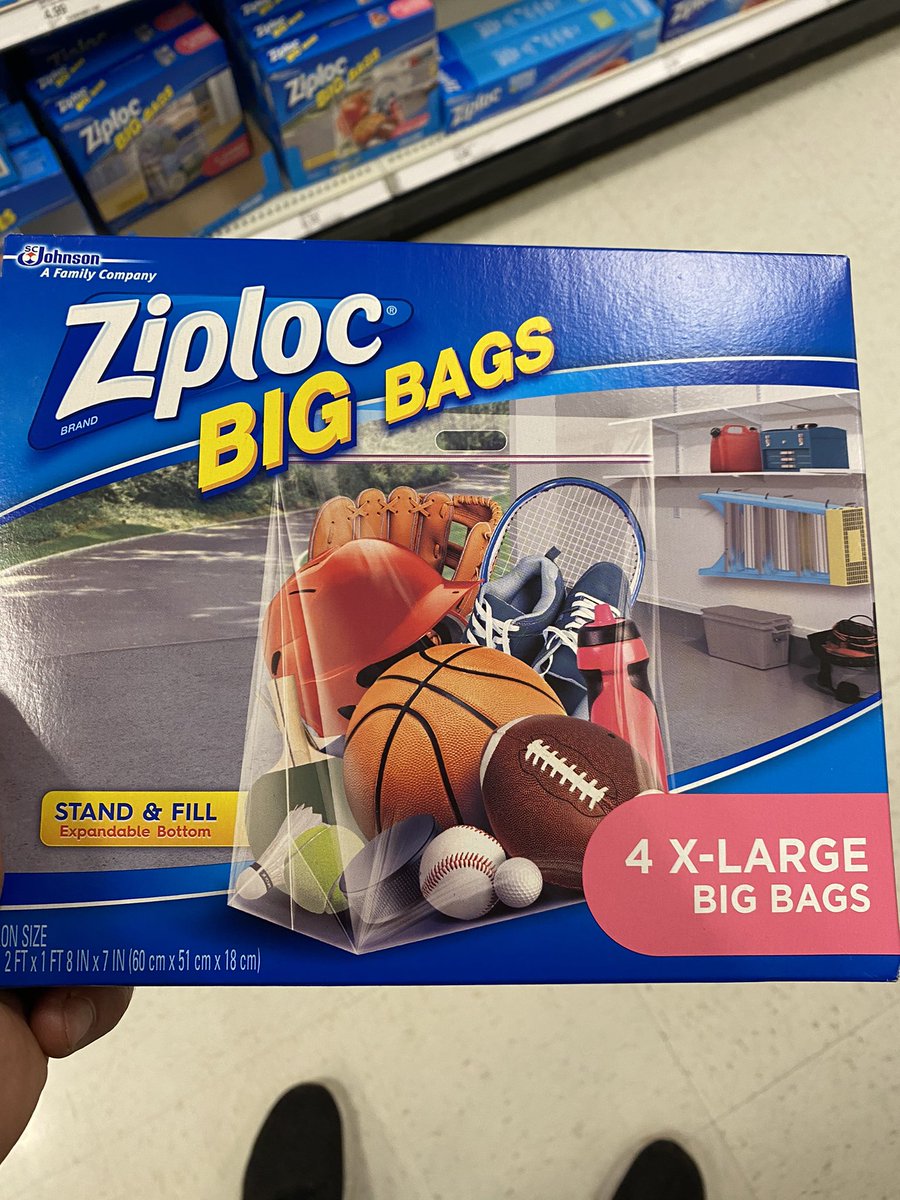 TheBHiggins's tweet photo. @SCJohnson Can you tell me if your stand &amp; fill XL big bags are food safe? There is nothing written on the box stating food safe &amp; nothing on website. Looking to use to brine a turkey. https://t.co/b81XjA6A0e