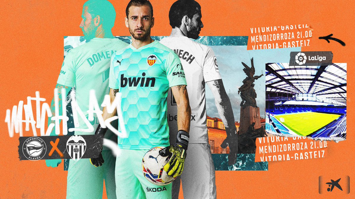 MATCHDAY💪🏽💪🏽💪🏽. <a href="/laliga/">LALIGA</a> round 🖐🏽🖐🏽!
.
JUNTOS, a por el #deportivoalavésvalencia 
.
🗓 22/11/2020
🏟 Mendizorroza
⏱ 21:00h
🔷 Jornada 10
🆚 <a href="/deportivoalaves/">#animopues</a> 

Nos une una pasión y unos colores! 🦇💯
#amuntvalencia 
#penyavalencianistamoixent