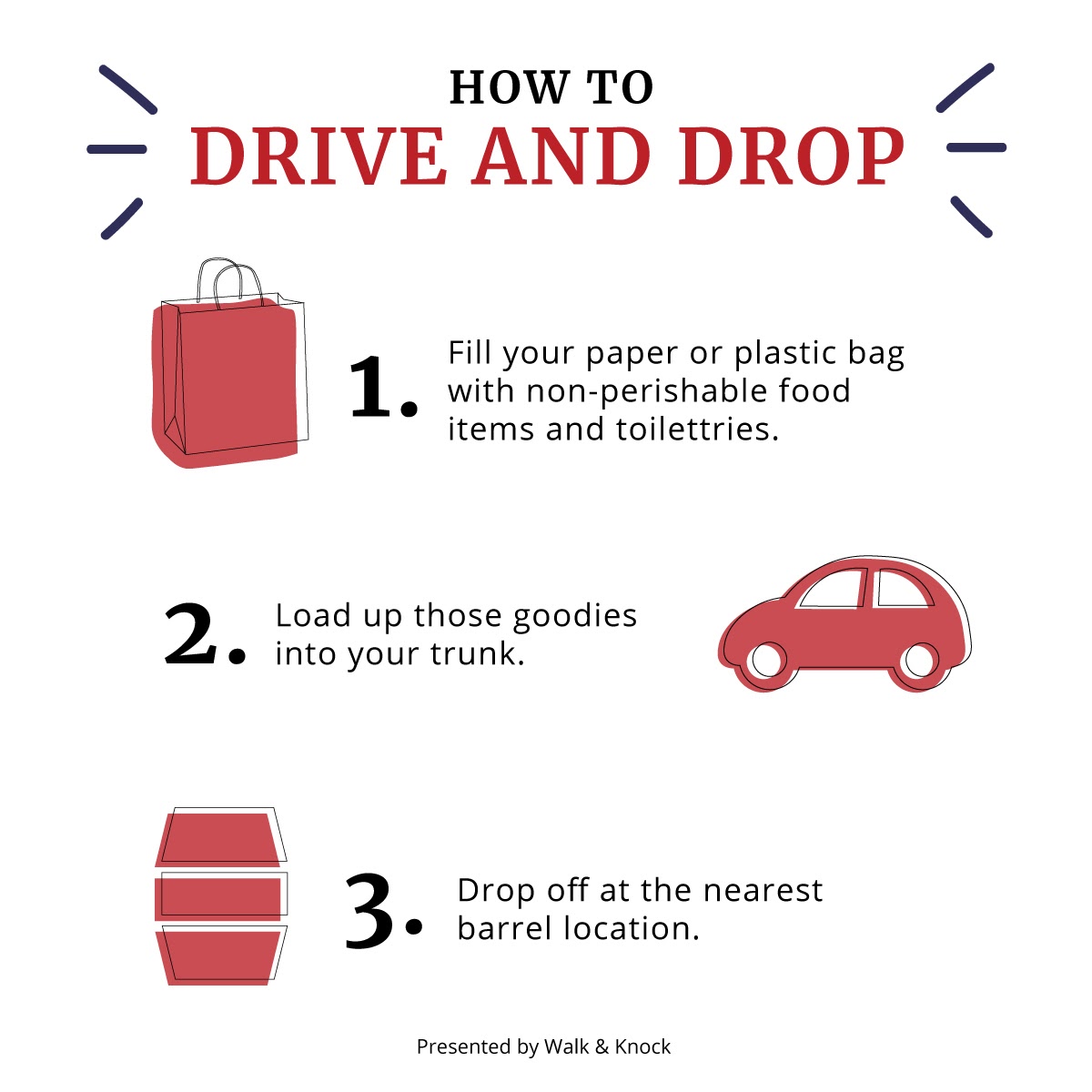 WalkandKnock's tweet photo. When times are tough, we adapt! This year, Walk & Knock is launching Drive & Drop, a safer way for everyone!
#dropoff, #giveback, #driveNdrop, #anythinghelps, #walkandknock https://t.co/mEmLYZ9uxN