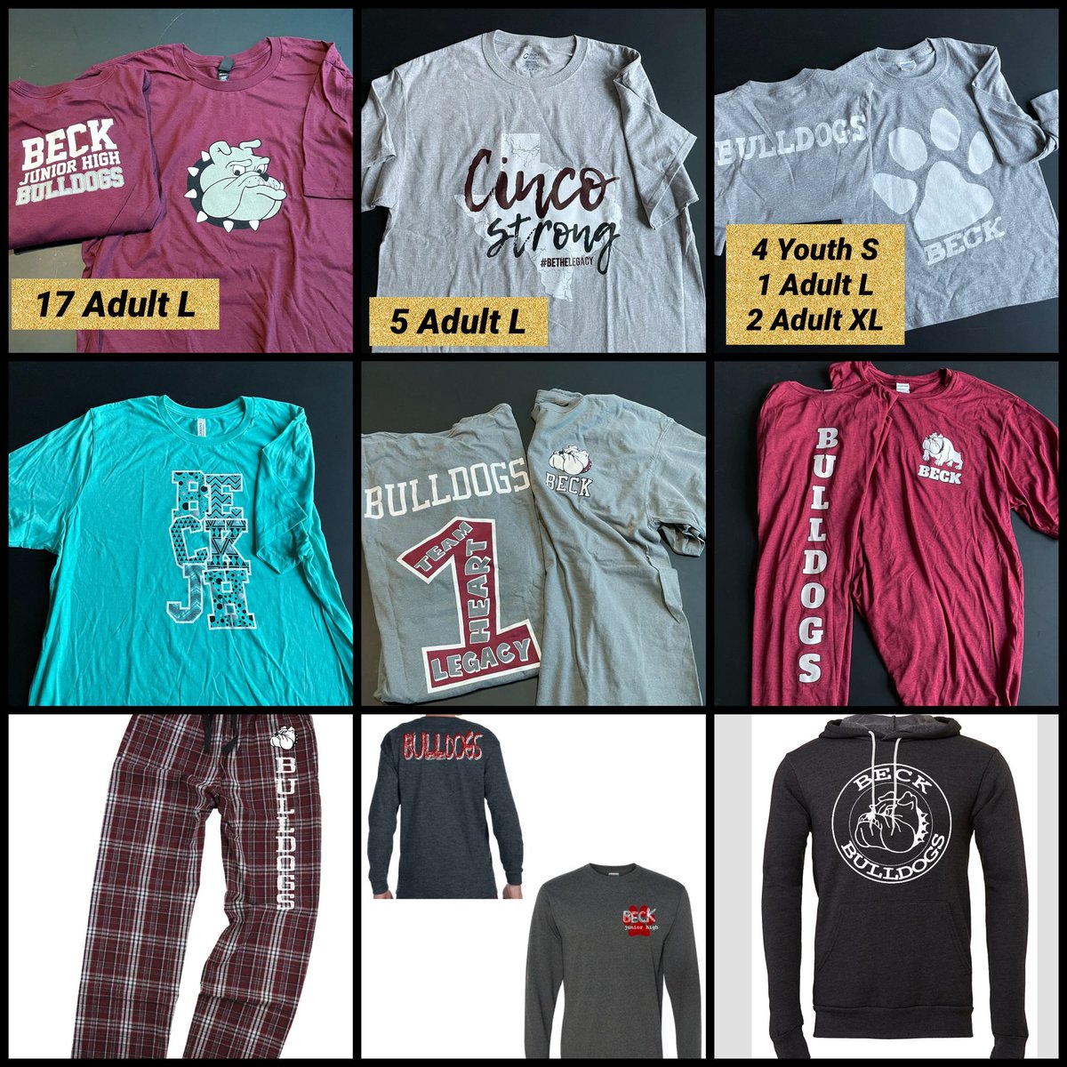 PTABeck's tweet photo. Winter Shop! Beck gear tax free for your favorite Bulldog, yourself, or gifts for others! NOW until December 1, shop online! Share this link :). All items delivered Dec 16 on campus to F2F or outside for KVA. https://t.co/Kv6CEwS3ac *faculty code from October shop still valid https://t.co/K2sQ4lh5Ox