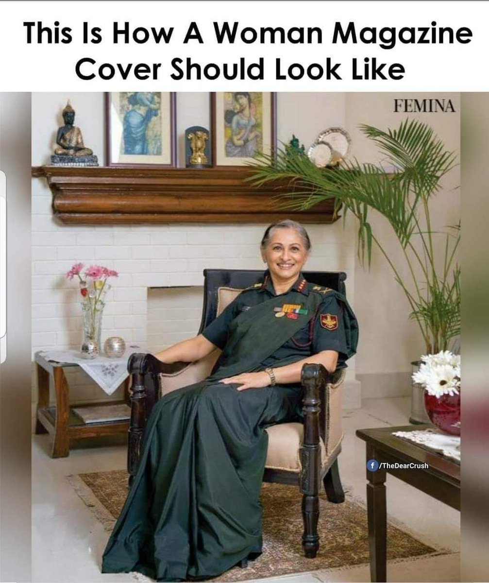 MoonPriyaQuotes's tweet photo. Lt Gen Madhuri Kanitkar ji 🙏😊

#Justice4SSR 
#bycottbollywood 
#Voguemagzine
#Feminamagzine https://t.co/9tr2TmYxbP