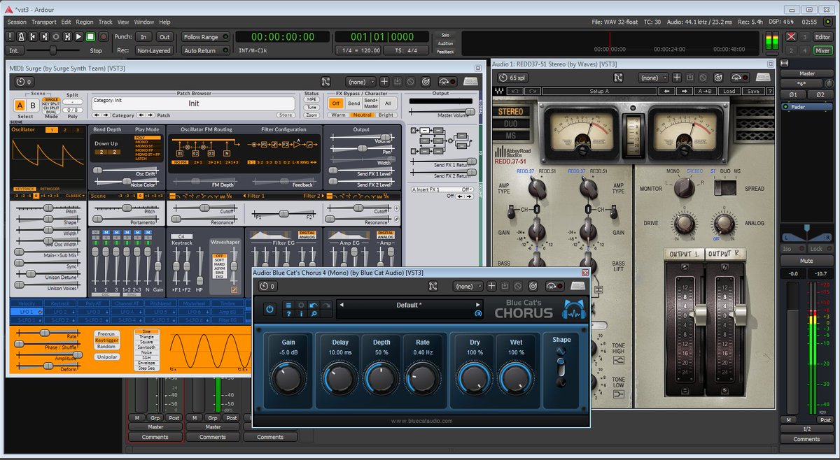 ardourdaw's tweet photo. Ardour 6.4 is out with VST3 support on all systems, faster display of all MIDI automation lanes, faster stem and direct-out exporting, session metadata tags in exported WAV and AIFF files, and more changes.

Release notes: https://t.co/43Jv0aQovP https://t.co/vVo6eQgK9M
