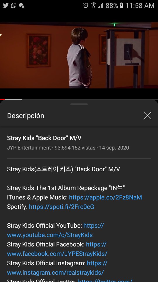 hl06_ct16's tweet photo. STAYYY BACK DOOR ESTÁ A POCO DE LOS 100M .VAMOS CON EL STREAM .Demostremos lo agradecidas que estamos por el concierto haciendo stream 
Stay vamos que si se puede 
Motivación:Ver a los chicos saltar de un lado a otro ,SKZ siendo más reconocido  
#ThankYouStrayKids #Streambackdoor https://t.co/FunYTzR8KL