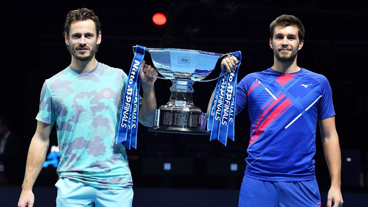Ending their season in the best way possible 🏆

<a href="/wesleykoolhof/">Wesley Koolhof</a> | <a href="/NMektic/">Nikola Mektic</a> | #NittoATPFinals