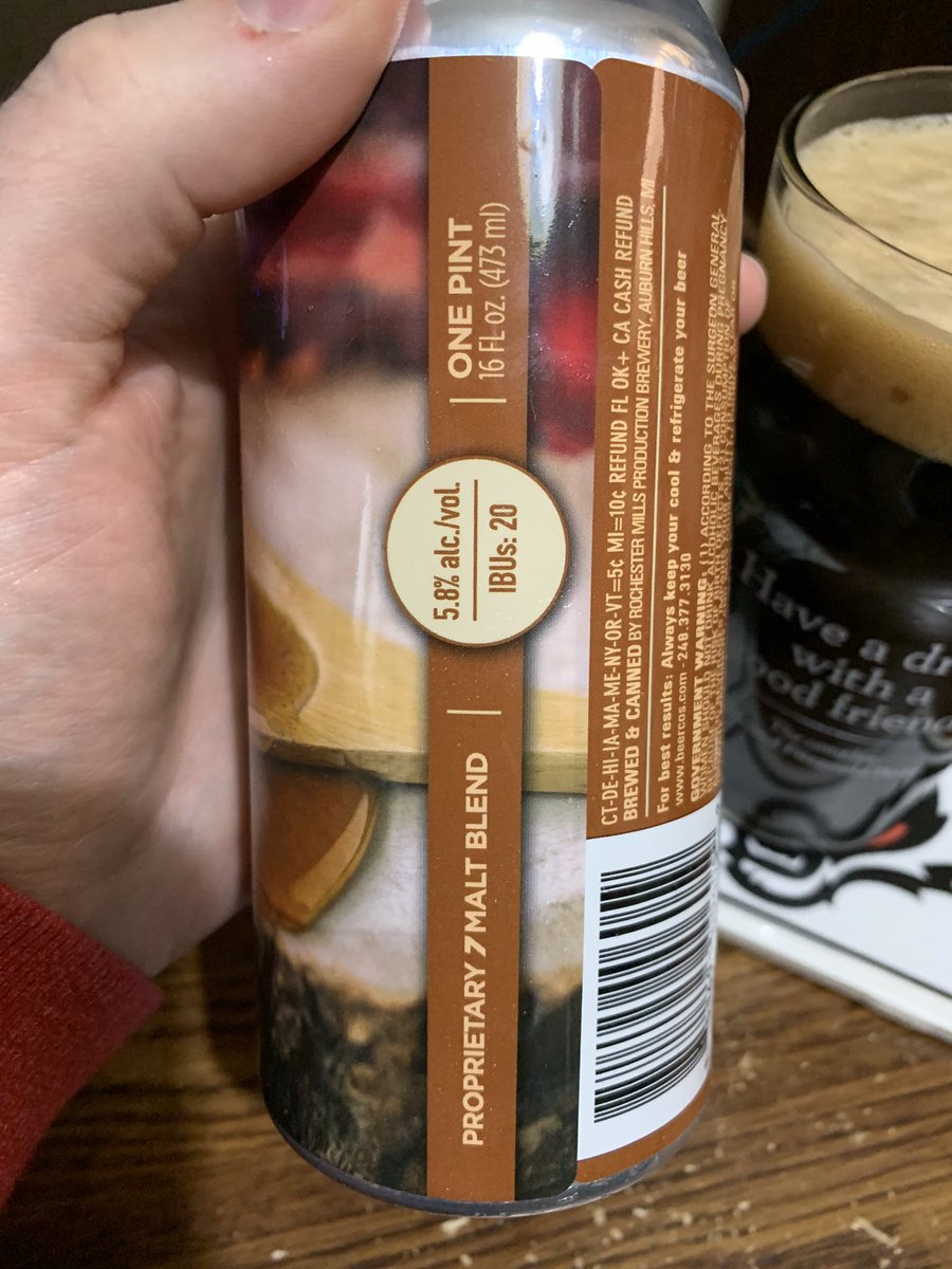 RealBMaxwell's tweet photo. Happy Sunday, time for @MillsBeer Michigan Maple Milkshake Stout ๐๐ป๐๐บ๐ธ๐ #12DaysofMilkshake #craftbeer #stoutseason @DawgPoundEast @WhiskeyCyclist @craig1scotty @mtravis63 @avsharma77 @TangyTanjarine @JonMontag @impopsy @zappafaye @CATbrew13 @Kubrickx @cellmavin @lhtetrick https://t.co/zxARwscTjZ