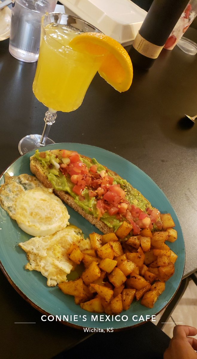 cafe_connie's tweet photo. Connies Brunch every Sunday! Avocado toast &amp; eggs! (316)832-9636 https://t.co/IKYazkJ8Kv