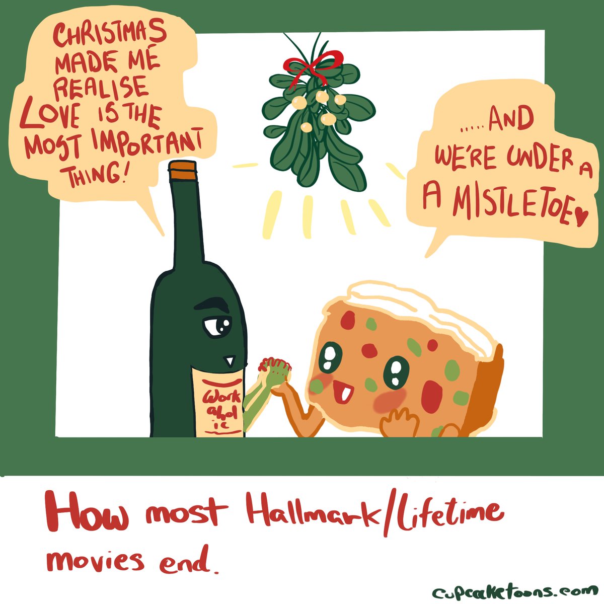 cupcaketoons's tweet photo. How most Hallmark/Lifetime Christmas Movies End #HallmarkChristmasMovie #cartoon https://t.co/Wh0PiPCUsy https://t.co/fzcCjLHlcx