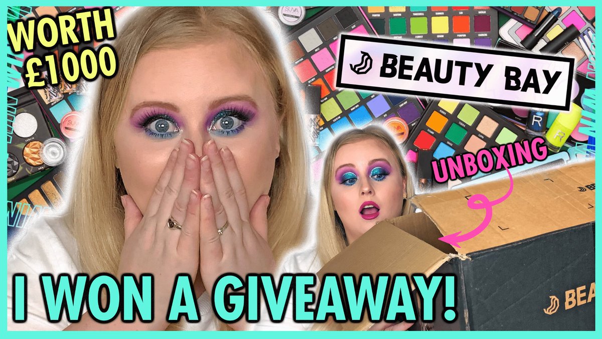 MeggElizabethh's tweet photo. Last month I won a @beautybay competition from their Instagram &amp; I’ve unboxed it on my channel - https://t.co/iXIfTRHDVh - GO ENTER COMPETITIONS! Somebody really does win! #makeupgiveaway #beautybay #makeupcompetition https://t.co/0UOYSxo2WB