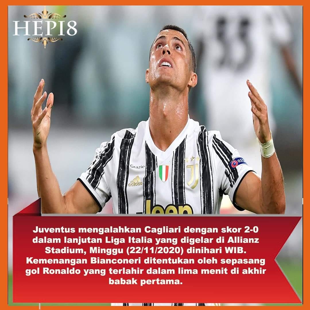 situs_hepi8's tweet photo. Christian Ronaldo Cetak 2-0 Atas Cagliari
#situsjudi #situsjudionline #sabungayam #agensbobet #agenbola #togel #ayam #ayambangkok #baju #celana #tambang #pertamina #batubara #dijual #samarinda #kalimantan #medan #semarang #burung #bertia #beritaterkini https://t.co/WBgCk4F8Cn