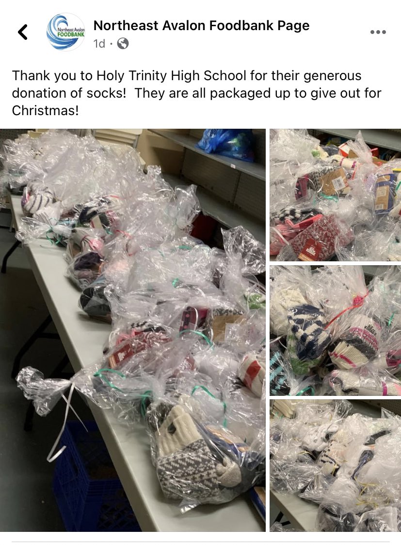 CouncilHth's tweet photo. Our socks are all ready to give out for Christmas! Thanks again to all of the @hthtigers who donated! 🧦 😊 https://t.co/iEKXxVPXEQ