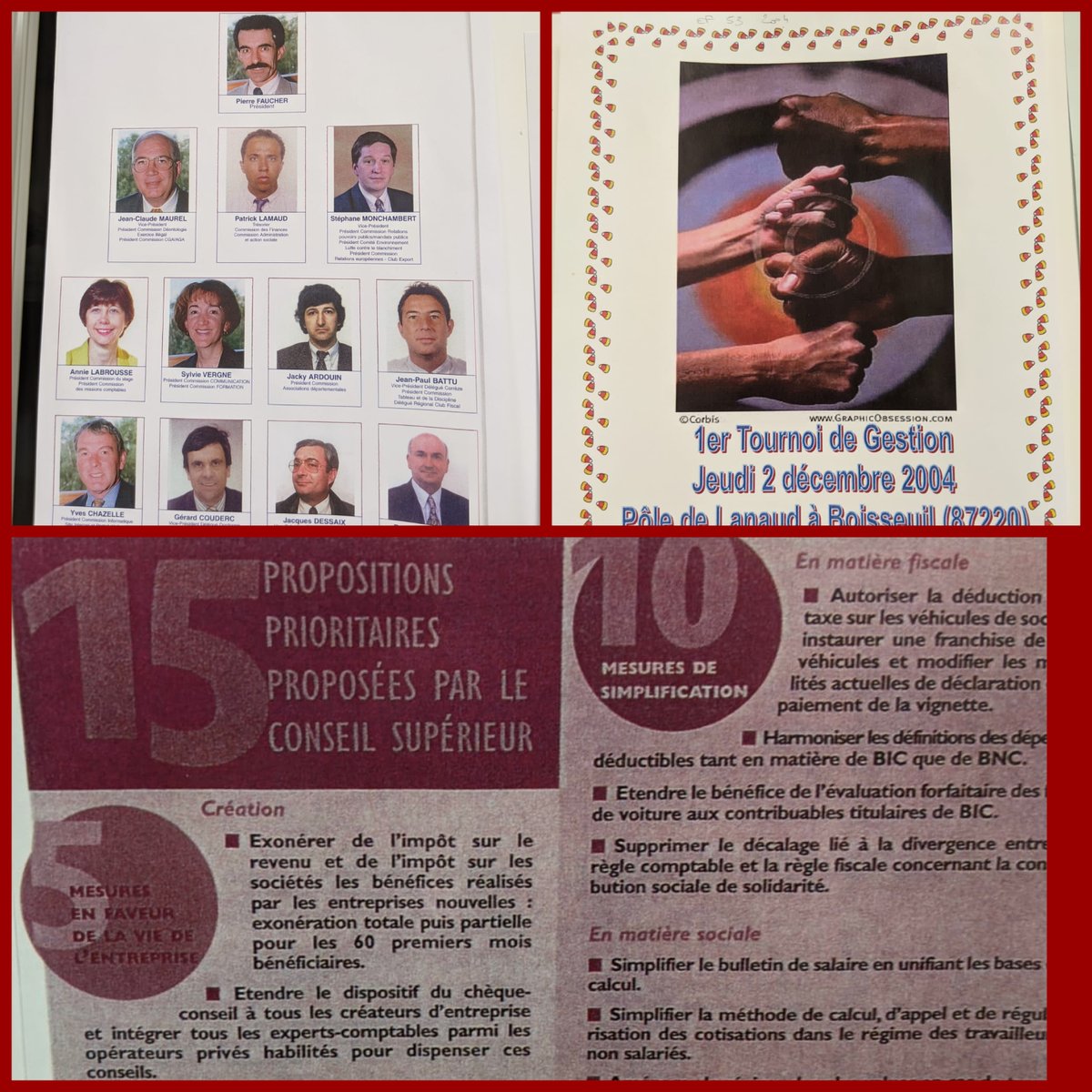 oeclimoges's tweet photo. #FlashBack8 - 77 années comptabilisées et contées ! 
🎬2002-04 / 2009-12 Mandatures Pierre FAUCHER    ▶️Propositions fiscales, sociales...pour faciliter la vie des entreprises, en chemin vers de futures lois
▶️Premier Tournoi de Gestion 
#ExpoFlashBack Maison du Chiffre
@CSOEC https://t.co/o1aOzFFpmb