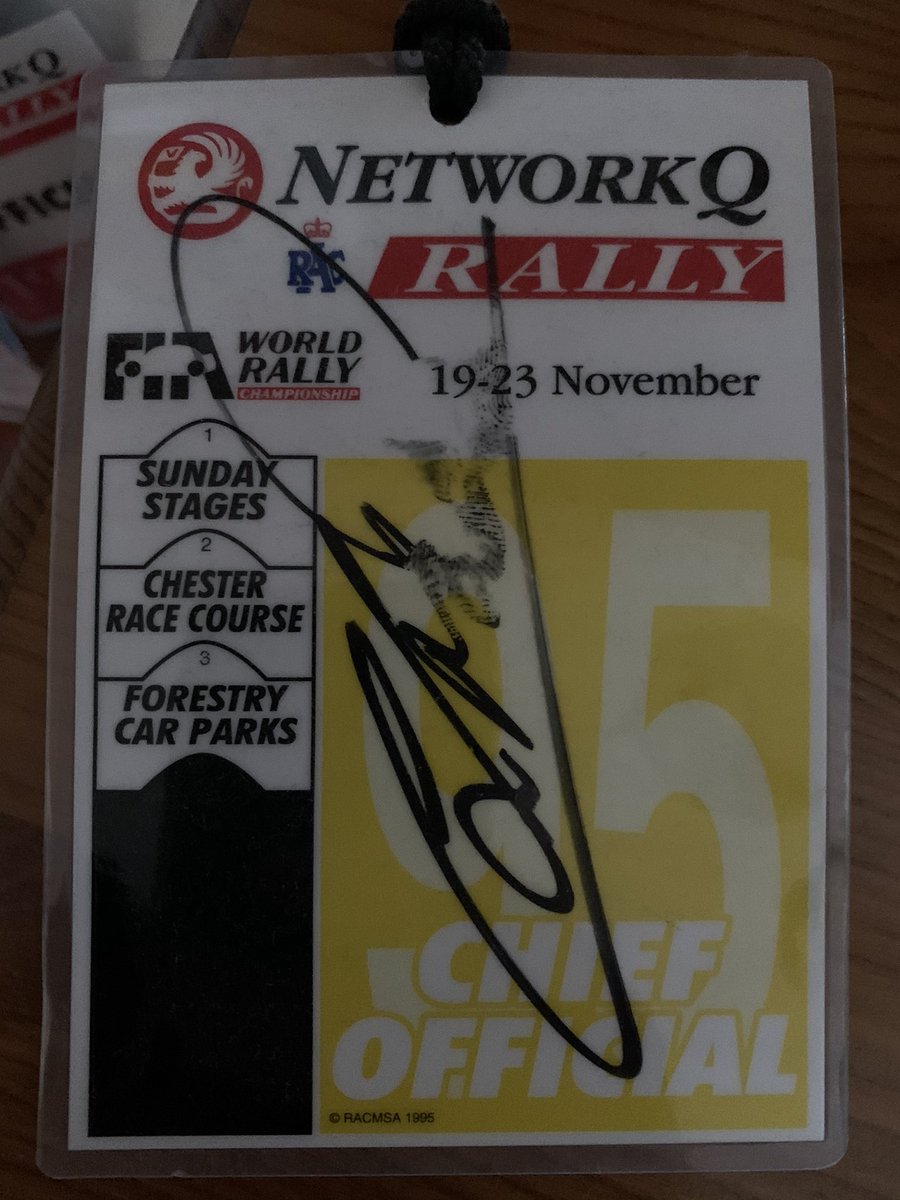 IWtheCoDriver's tweet photo. With all of the great #MCRAE25 memories on social media this weekend I remembered that I had this somewhere at home. https://t.co/FDa34rcXGU