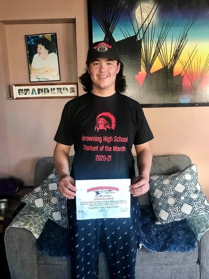 CBraverock's tweet photo. BHS Student of the month. Just a Dawg being a dawg!!! #JYD🤞 https://t.co/Fyt88KgJvD