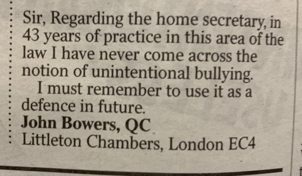 PickardJE's tweet photo. letter to The Times https://t.co/zyqdgGCKpB