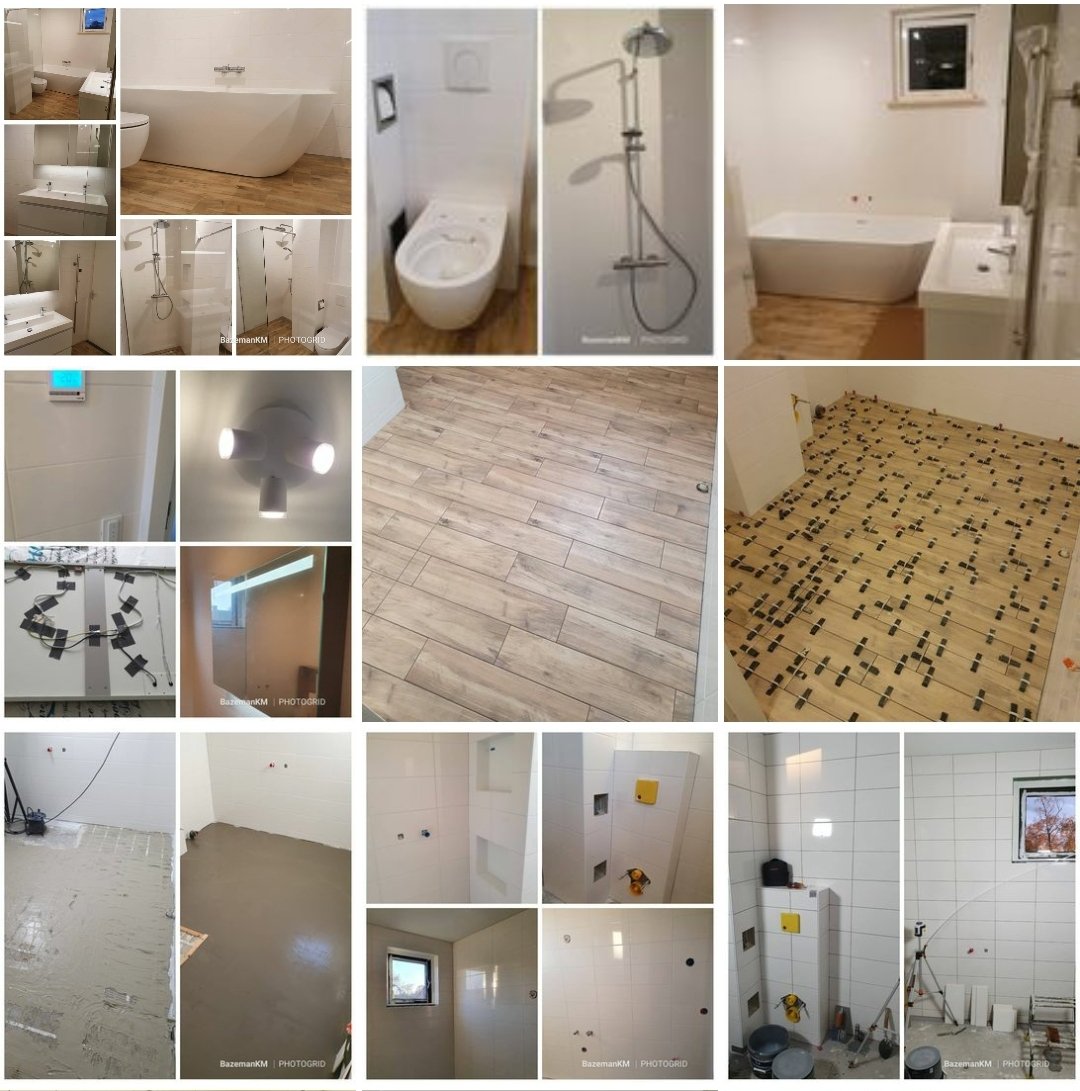 BazemanKM's tweet photo. Gereed! #badkamer #klusproject #klussen #dhz #diy Spiegelkast, badmeubel en bad van @q1_sanitair. Toilet van @geberit_nl. (Regen)douche en badkraan van @grohenl. Nissen van @loooxbathrooms. Tegels van @hornbachnl. https://t.co/resjwOT9uM