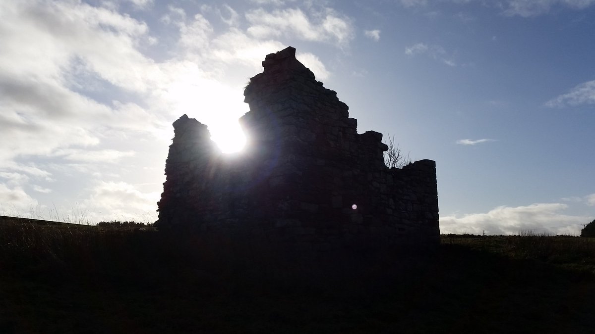 bordersheritage's tweet photo. Spot of socially-distanced survey work today at Fulton Tower with some of my super colleagues from @ArchScot along with @BorderArch &amp; @HARPArchaeology. The Autumn light was simply gorgeous! #ScottishBorders https://t.co/1b5JN6ChYj