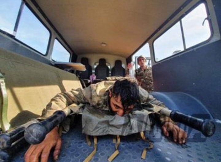 yaqutallieva's tweet photo. Our soldiers #AminMusayev #RuslanRustamov #BayramKarimov were wounded captives. After Russian peacemakers came to Karabakh, they were taken as captives by Armenians. There is no information about them! #ICRC should do smth! @ICRC #bringbackAmin
#bringbackBayram
#bringbackRuslan https://t.co/btIt4OJFNS