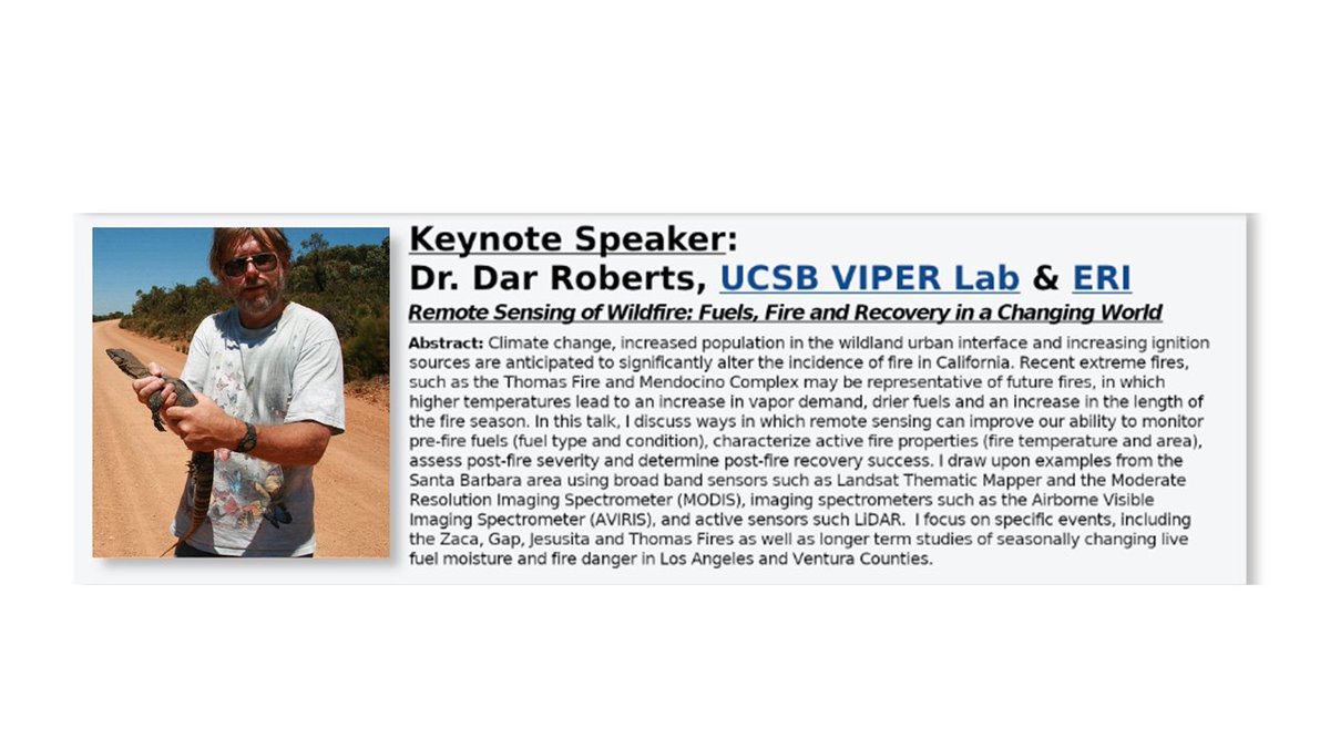 RSFire2020's tweet photo. Do not miss the final day of the 1st Annual 
@ASPRSorg Pacific Southwest Region #RemoteSensing &amp; #WildlandFire Symposium this Monday at 2:00 PST.
 
Speakers: @OCFAChief, @SDFD, @intterra, @WIFIRELab, @SDGE, &amp; @UCSBgeog

Register here: https://t.co/QImoMl6FZ8
 
#RSFire2020 #ASPRS https://t.co/AAwW4cUkbd