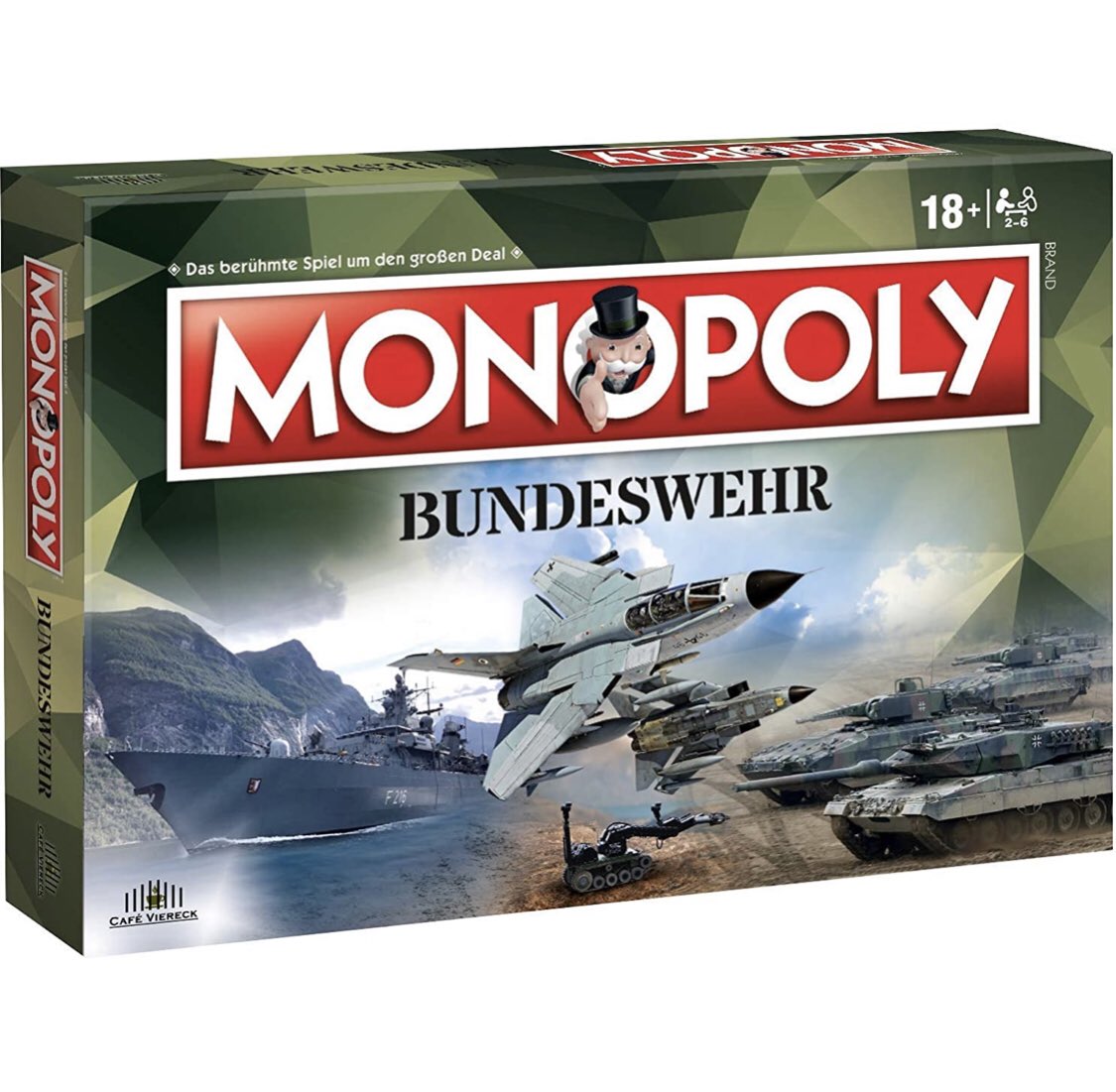 *zieht Gemeinschaftskarte*
Du wurdest in einer rechtsextremen WhatsApp-Gruppe beim Versenden von Hitler-Grüßen erwischt. Rücke vor bis auf Los. (Ziehe Sold ein)