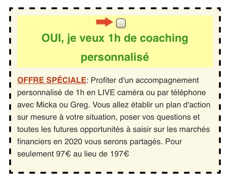 21. Je n’ai pas trouvé le prix du VIP GOLD pour le trading car il fait s’inscrire via Etoro(plateforme de trading) qui n’est utilisé que par les tradeur du dimanche et une autre (merci l’affiliation) En revanche voici la formation E-Trading + 1h de cours personnalisé :