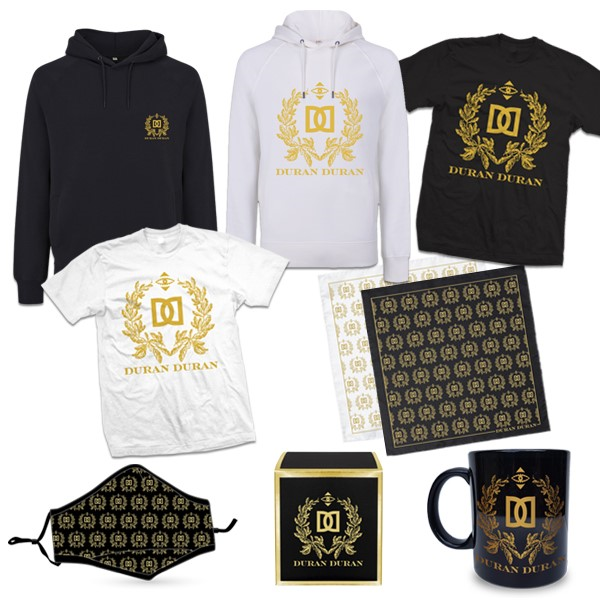 duranduran's tweet photo. https://t.co/HGnwzPpAMS has their annual Black Friday sale starting tomorrow!!! This one week sale that takes 20% off of store purchases, including the NEW 2021 calendar, Duran Duran face masks and the Gold Crest Capsule line!!! #merchmatters https://t.co/n8fvszEGV7