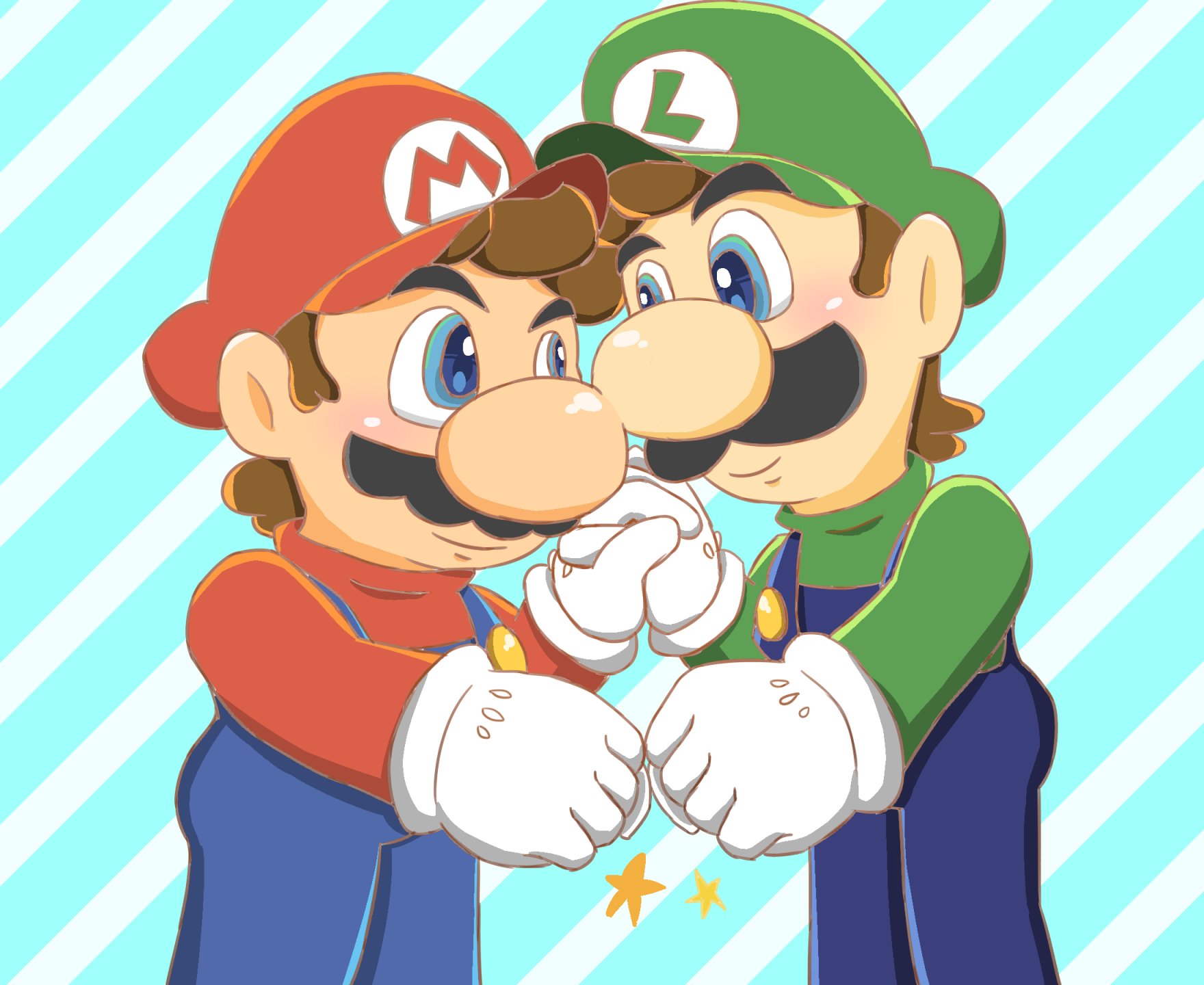 ほの2 No Twitter いい双子の日 今回かなり簡単なイラストではあるけど でもマリオブラザーズ大好きだよ T Co Xllzb1phkn Twitter