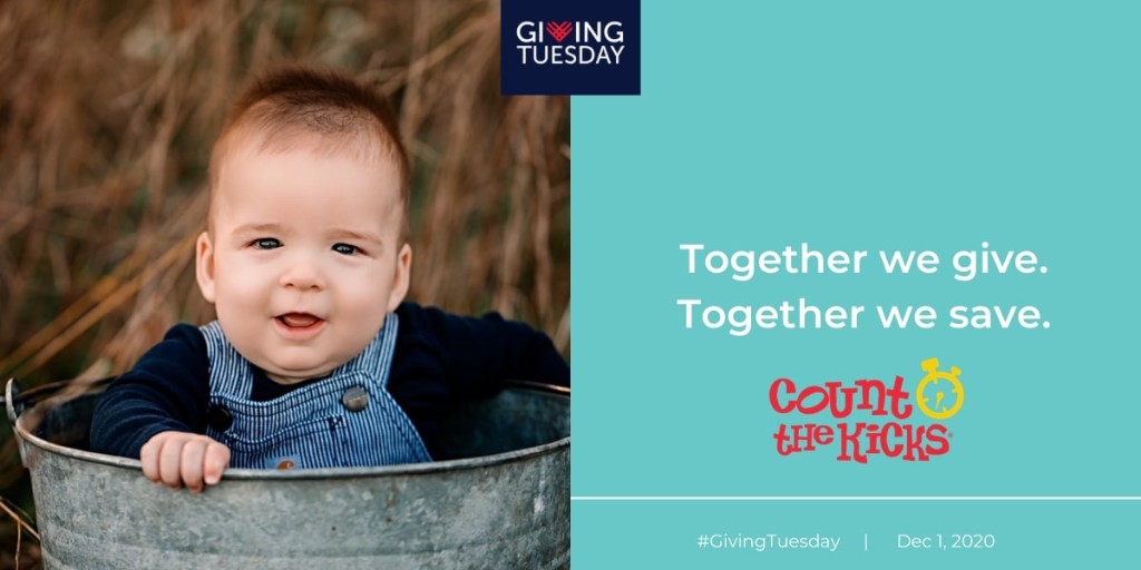 CounttheKicksUS's tweet photo. βTo some, counting kicks may seem unnecessary or even overrated. Iβm here to say that itβs not β and it was kick counting that saved our little Everettβs life!β -Amanda R. Join us on #GivingTuesday to make sure ALL parents know to #CountTheKicks #TogetherWeGive #TogetherWeSave https://t.co/qvjJd52nY0