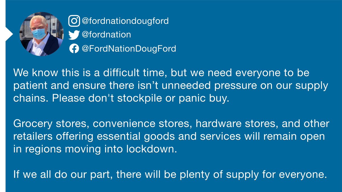 Doug Ford tweet media