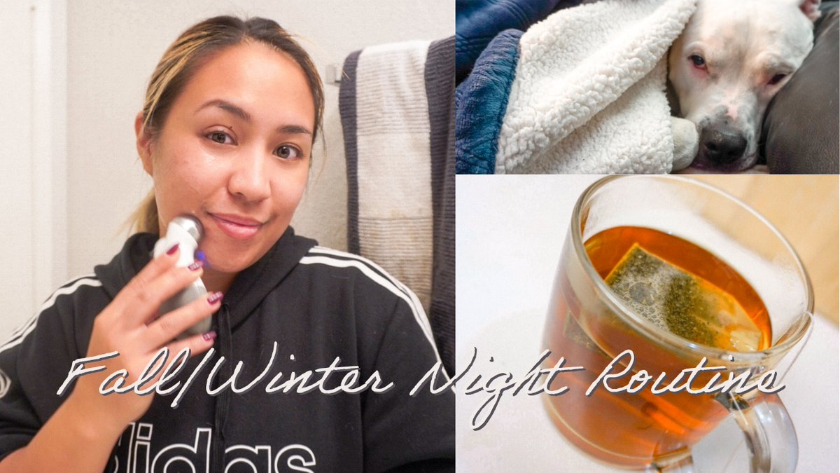 bysarahmeg's tweet photo. new video! taking you guys along on my fall & winter #nightroutine, including a breakdown of my new custom face mask from #mixeasy and my skincare routine. π
https://t.co/N0luSg5SQ8 https://t.co/D0kU5YPrZd