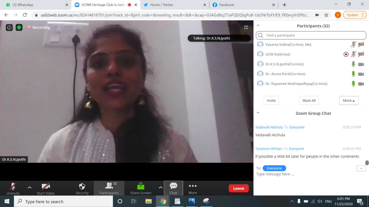 Kotiheritage's tweet photo. Koti Women's College's Alumni Assn. is expanding its database. Pl ask your sister &amp; her friends to fill/share form https://t.co/ees82j0Lct
As part of #worldheritageweek events, Alumni met virtually today, shared memories &amp; are eager to celebrate centenary of Koti College in 2024. https://t.co/m5KOYrxMlP