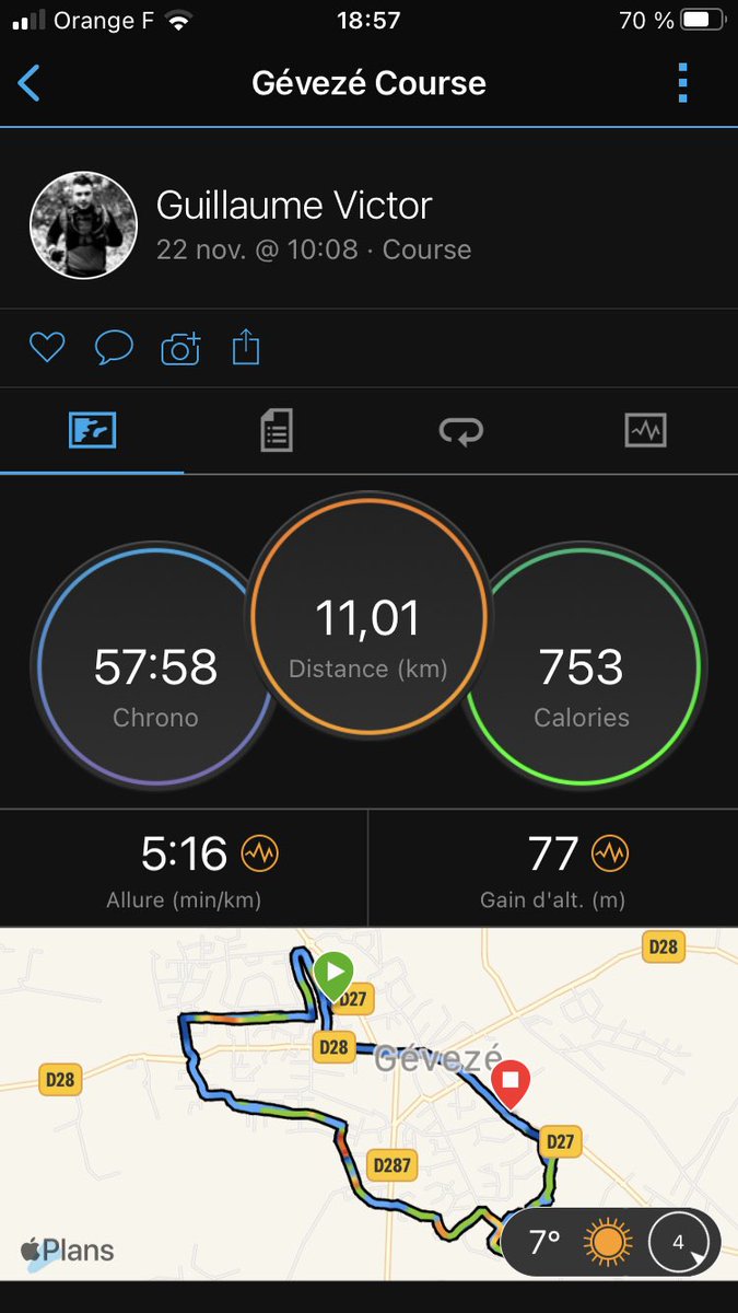 Snatch0007's tweet photo. Quelques Km en plus pour #AXAMovember #AxaAtoutCoeur #MovemberFRA https://t.co/9O4pHcOuiz