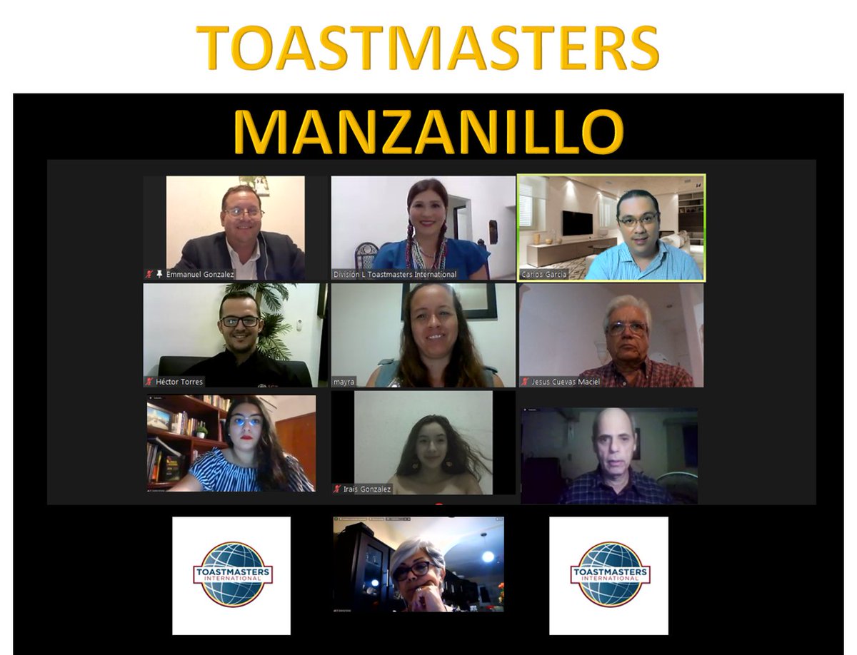 Sesión toastmasters Manzanillo 19 Noviembre 2020
Camina siempre por la vida como si tuvieses algo nuevo que aprender y lo harás. Vernon Howard.

Aquí estas entre amigos y con amigos...

Se vale equivocarse...