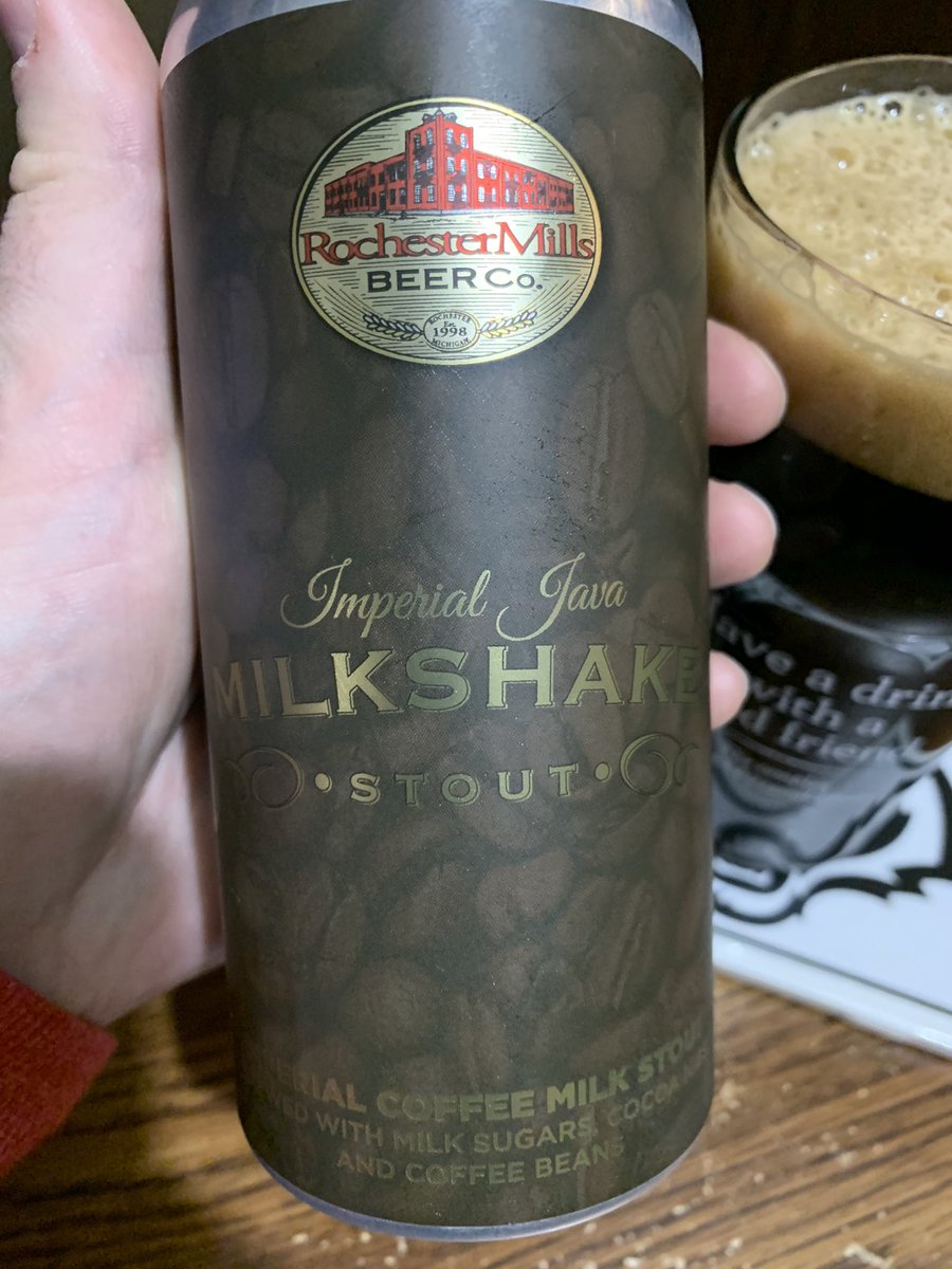 RealBMaxwell's tweet photo. Last brew out of my @millsbeer #12DaysofMilkshake pack is Imperial Java Milkshake Stout and itโs a good one! โ๏ธ๐บ๐๐บ๐ธ๐ #CraftBeer @BayBeerReviews @beerhunter74 @ManvsAle @mikeadam16 @Stef_Pellerin @RJellyman @Senor_Greezy @D_V_T_ @impopsy @cedarflats @qblacklock @thburne https://t.co/e0J4NUmYtX