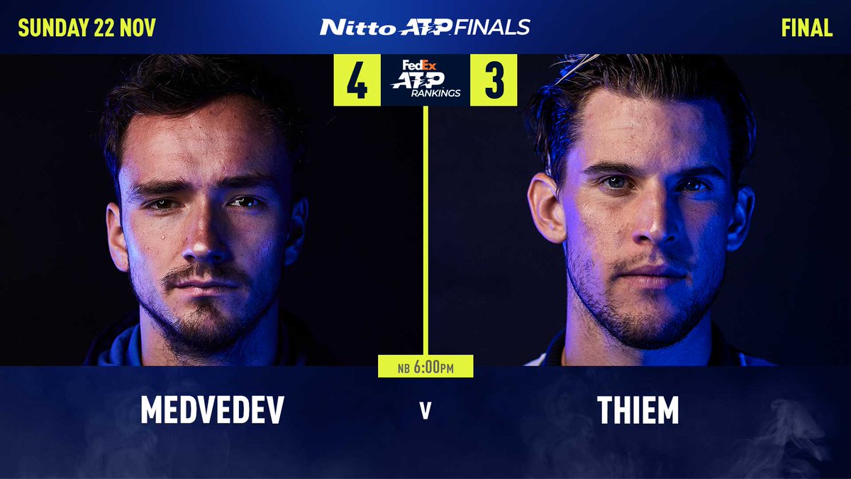 In a word...
Thiem or Medvedev? #NittoATPFinals https://t.co/wIBZTvlRYW