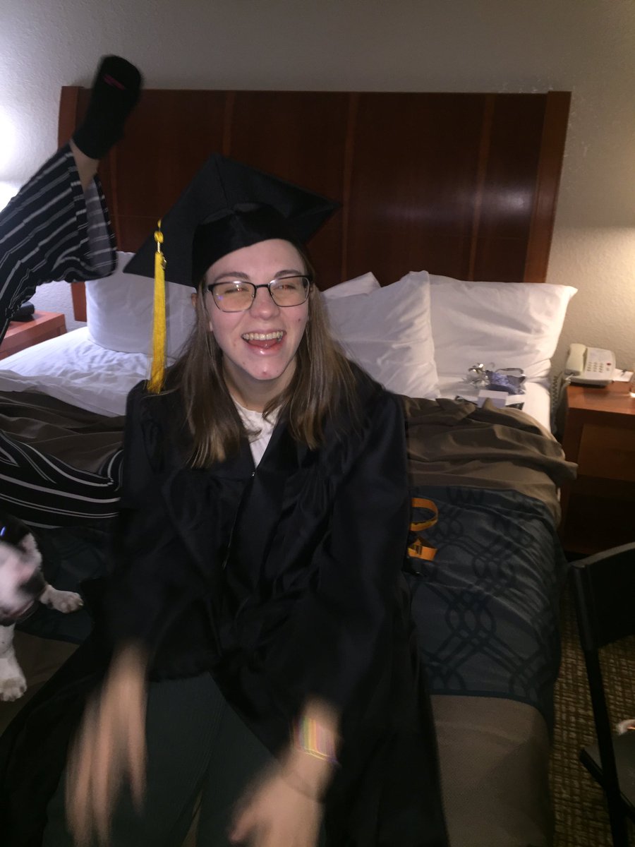 DukeDianne's tweet photo. And we still celebrate#hotel room style! @madelineduke13 @ Montana State https://t.co/kaQLFwF5zp